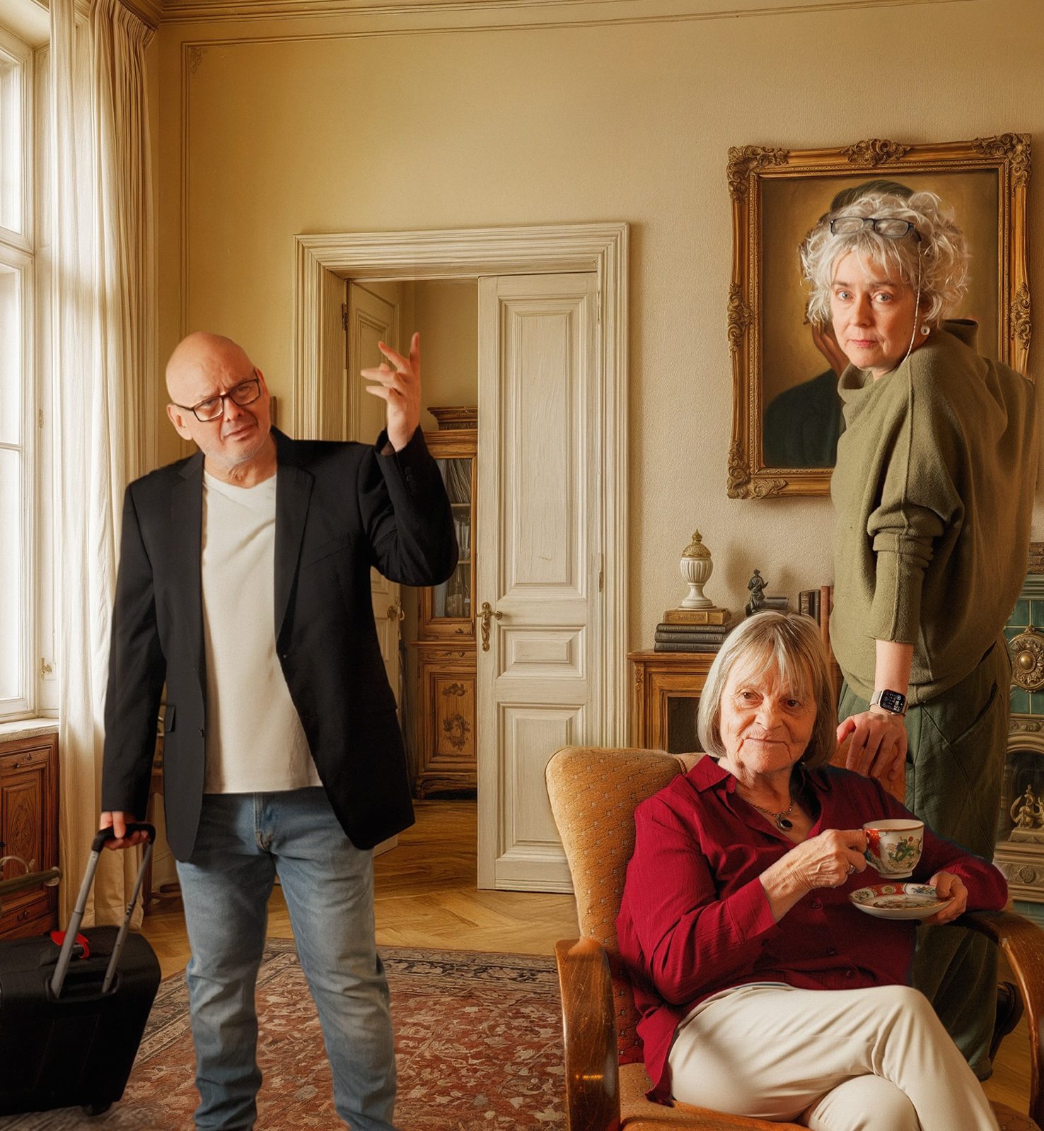 Three actors in a Viennese apartment — My Old Lady